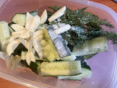 Greiti sūdyti agurkai Žingsnis 2