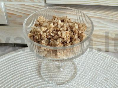 Naudingas desertas iš trapučių su bananais Žingsnis 1