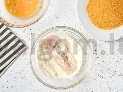 Žuvies šnicelis Žingsnis 2