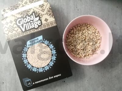 Perlo kruopos su daržovėmis puode Žingsnis 2