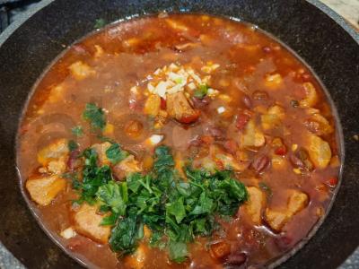 Lobio su konservuotomis pupelėmis Žingsnis 14