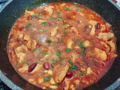 Lobio su konservuotomis pupelėmis Žingsnis 15