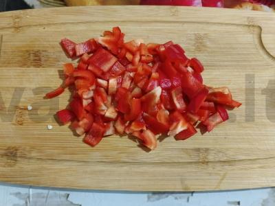 Ryžiai su daržovėmis ir jūros gėrybėmis vakarienei Žingsnis 3