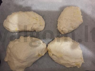 Kepti pyragėliai su bulvėmis ir kefyru Žingsnis 7