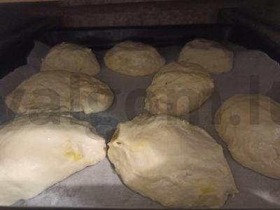 Kepti pyragėliai su bulvėmis ir kefyru Žingsnis 8