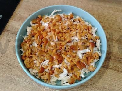 Grybų salotas „Pievų grybai“ Žingsnis 3