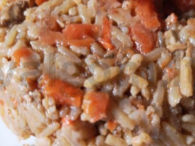 Kiaulienos plovas su morkomis ir svogūnais vakarienei Žingsnis 6