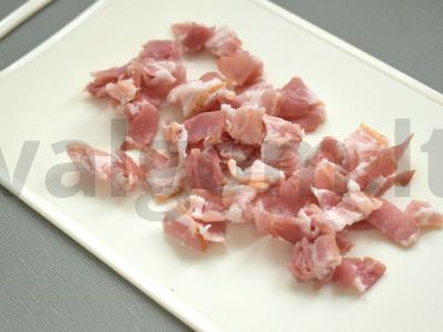 Makaronai su bekonu ir grybais Žingsnis 4