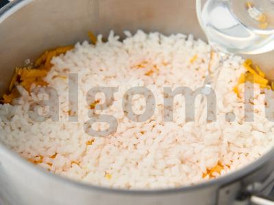 Ryžių košė su moliūgu vandenyje Žingsnis 5