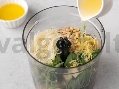 Bulvių salotos su ridikėliais ir pesto Žingsnis 5