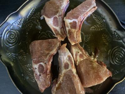 Kiaulienos nugarinė sojų padažo, medaus ir adžikos marinate Žingsnis 4