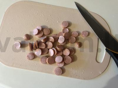 Auksinės mokyklinės stalo picos bandelės Žingsnis 10