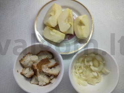 Silkės foršmakas su obuoliu Žingsnis 1