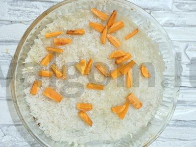 Kepti vištienos šlaunelės su ryžiais rūkytų paprikų padaže Žingsnis 3