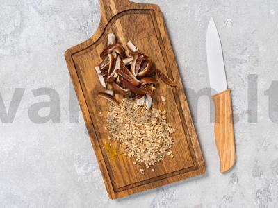 Lęšių salotos su datulėmis ir riešutais Žingsnis 4