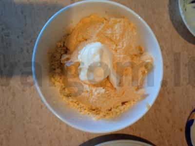 Įdaryti kiaušiniai šventiniam stalui Žingsnis 3