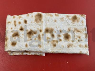 Šoninė su sūriu ir žolelėmis lavaše Žingsnis 5