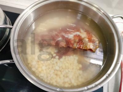 Žirnių sriuba su rūkytais šonkauliais pietums Žingsnis 2