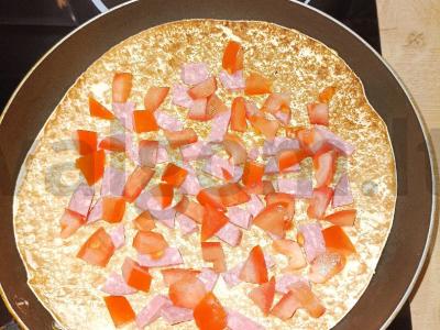 Kiaušinienė ant lavašo Žingsnis 4