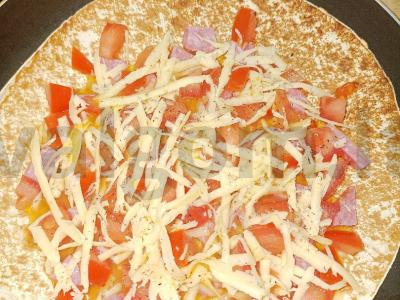 Kiaušinienė ant lavašo Žingsnis 5