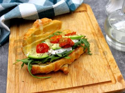 Kruasanai su daržovėmis ir straciatella Žingsnis 3