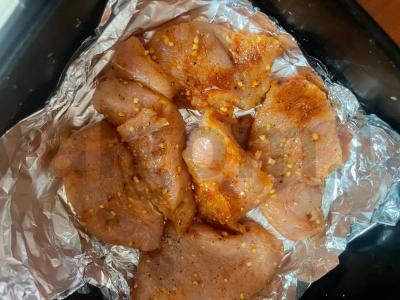 Kalakutiena su bulvėmis ir vyšniniais pomidorais Žingsnis 2