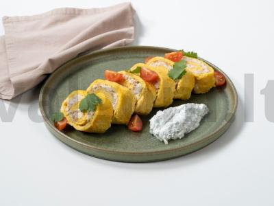 Sūrio ritinys su vištienos faršu pagrindine nuotrauka