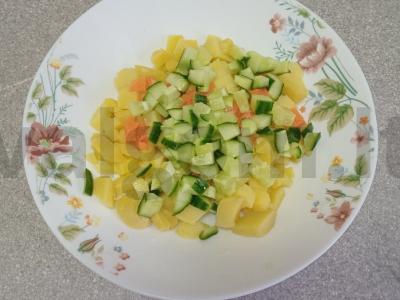 Šaltas „Raita“ sriuba su vieno procento kefyru Žingsnis 3