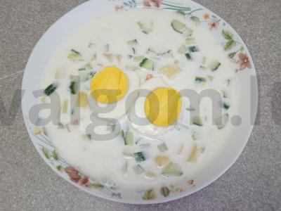 Šaltas „Raita“ sriuba su vieno procento kefyru pagrindine nuotrauka