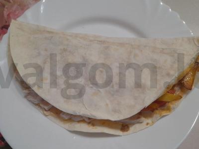 Uždara pica lavaše pagrindine nuotrauka