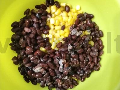 Pupelių salotos „5 minutės“ Žingsnis 1