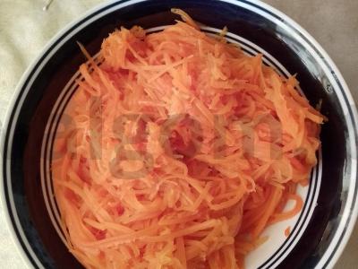 Spagečiai su daržovėmis ir grybais sojų padaže Žingsnis 6