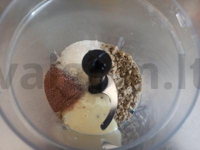 Kavos ir šokolado gėrimas su halva ir kondensuotu pienu Žingsnis 2