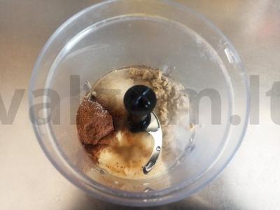 Kavos ir šokolado gėrimas su halva ir kondensuotu pienu Žingsnis 3