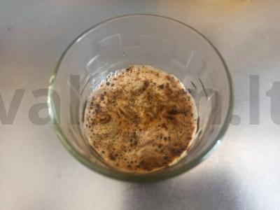 Kavos ir šokolado gėrimas su halva ir kondensuotu pienu Žingsnis 6