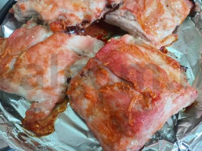 Kepti kiaulienos šonkauliai su čili padažu Žingsnis 4