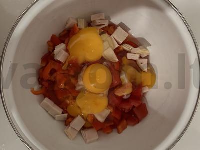 Pica mikrobangų krosnelėje Žingsnis 2