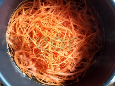 Funchosa su krevetėmis ir pievagrybiais Žingsnis 3