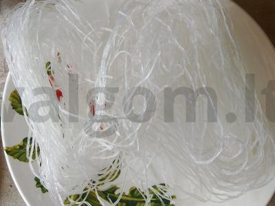 Funchosa su krevetėmis ir pievagrybiais Žingsnis 8