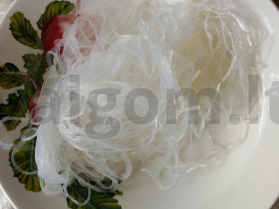 Funchosa su krevetėmis ir pievagrybiais Žingsnis 10