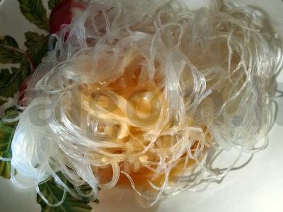 Funchosa su krevetėmis ir pievagrybiais Žingsnis 11