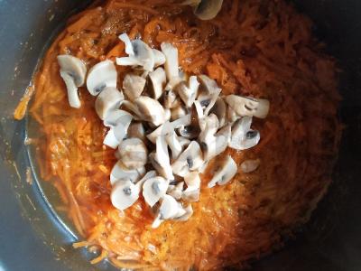 Funchosa su krevetėmis ir pievagrybiais Žingsnis 12