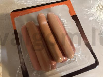 Kepti dešrelės tešloje Žingsnis 1