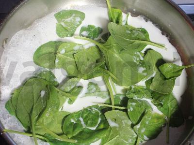 Graikiškas sluoksniuotas pyragas su pastromi ir špinatais Žingsnis 3