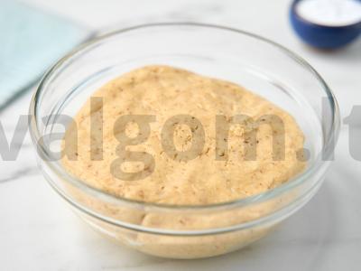 Persikų pyragas su migdolų miltais Žingsnis 3