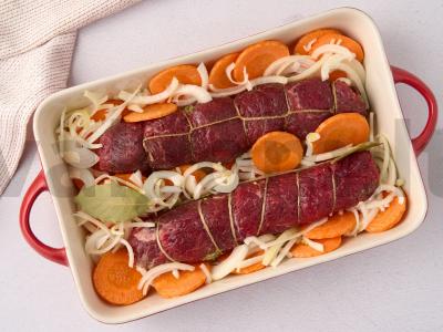 Mėsos ritinys orkaitėje Žingsnis 7