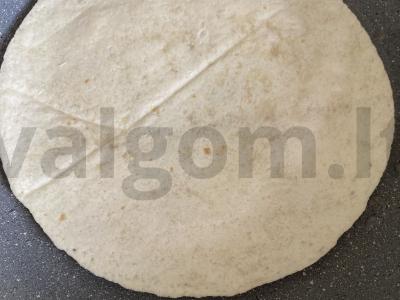 Tako-burgeris su kiaulienos faršu Žingsnis 4