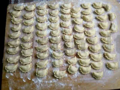 Saldūs virtinukai su varške Žingsnis 4