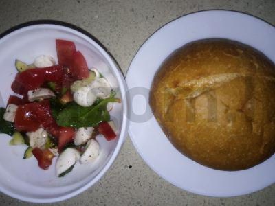 Salotas „Pavasario vitaminas“ su špinatais pagrindine nuotrauka