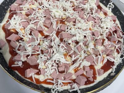 Patingėlių pica su kefyru Žingsnis 3